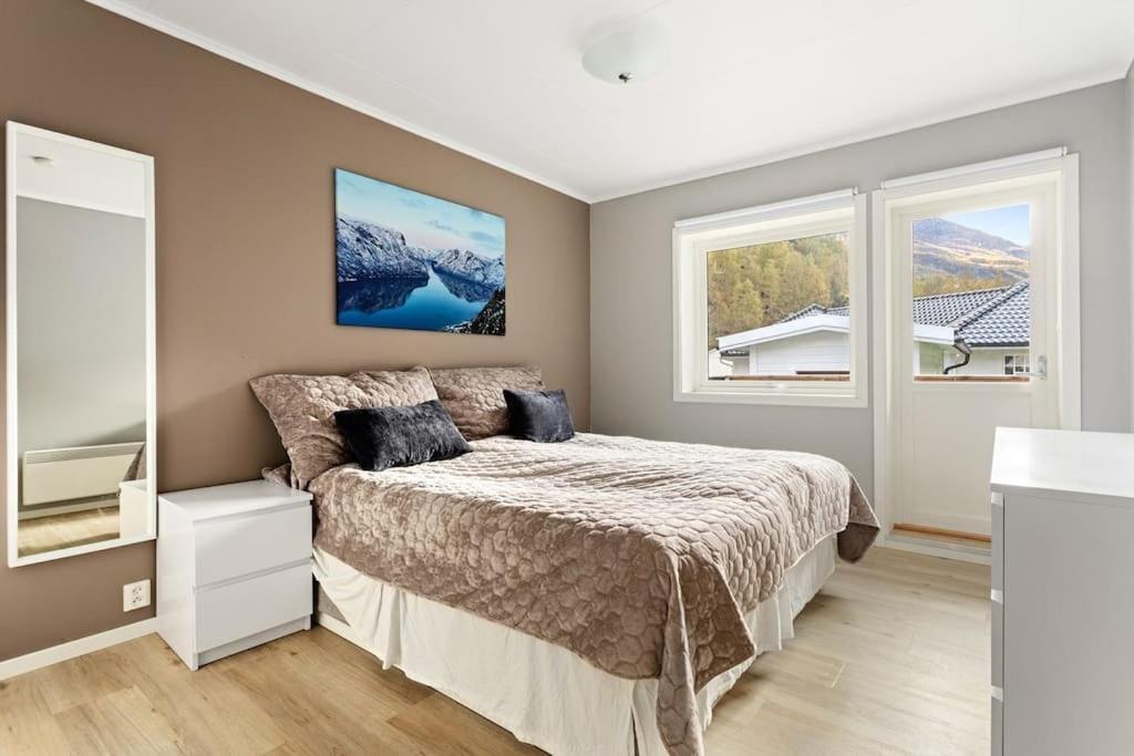 Villa Fint Hus I Flam Aurland Esterno foto