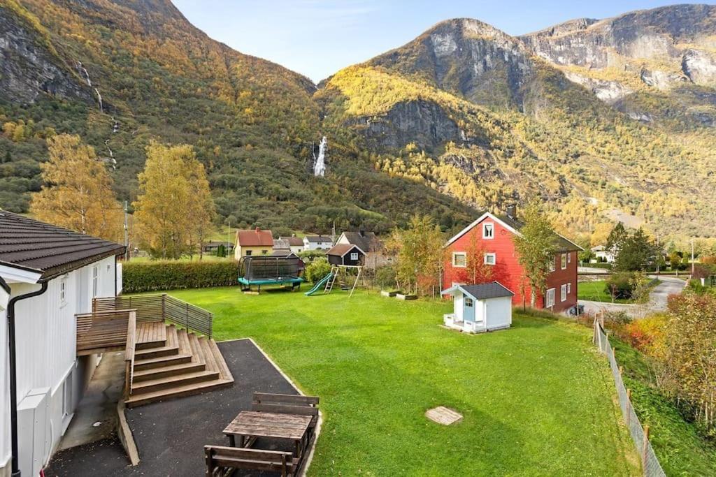 Villa Fint Hus I Flam Aurland Esterno foto